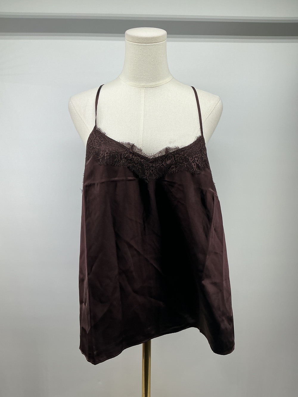 100% Washable Silk Lace Cami